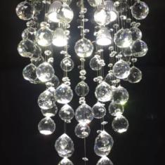 Lustre De Cristal Para Sala,quarto Com 40 Cm De Altura,base I