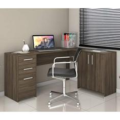 Mesa Para Escritório Notável Móveis NT 2005 Com 2 Gavetas