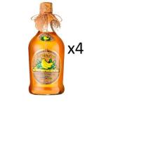 Kit Cachaça de Banana Bananazinha 900ml 4 unidades