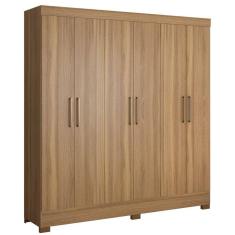 Guarda Roupa 6 Portas 3 Gavetas Pratico Amendola Touch