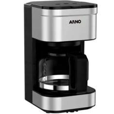Cafeteira Elétrica Arno Filtro Preferita CFPF 18 Xícaras, Preto e Inox