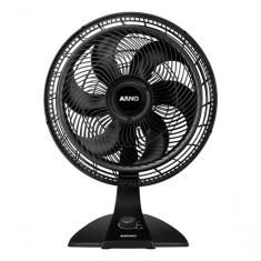 Ventilador Arno Turbo Force 2 Em 1 Mesa Diâmetro 40 Cm Material Das Pás Plá Preto VF42 127V