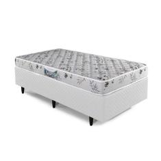 Cama Box de Solteiro Herval St. Louis, Espuma D28, 53x88x188 cm