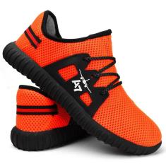 Tênis Masculino Academia Conforto A7 Novo Modelo Sola Preta-Masculino