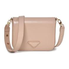 Bolsa Tiracolo Quadrada Via Marte Alça Longa Ajustável B1-127-Feminino