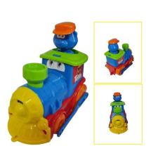 Brinquedo Trenzinho Trem Locomotiva Boneco Teddy Infantil - Samba Toys