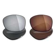 2 pares de lentes polarizadas de substituição da Mryok para óculos de sol Oakley Drop in – Opções