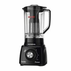 Liquidificador Doméstico Mondial L-99 FB Jarra de San Cristal 2,2L 550W 3 Velocidades