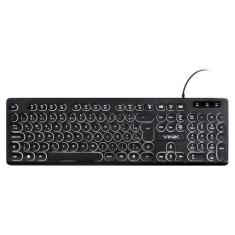 Teclado Chocolate Slim Multimidia Teclas Led 1.8 Metros - Vinik