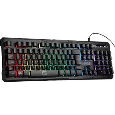 Teclado Gamer USB ELG FLAKES Power Battle Rainbow FLKT001