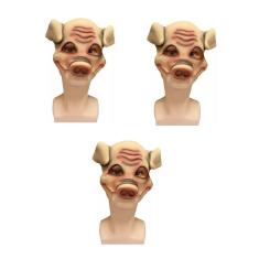Kit Máscaras Três Porquinhos Fantasia Teatro Carnaval Festa