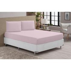 Jogo de Lençol Cama King 3 Peças Liso 1,93m x 2,03m x 30cm - DIVERSAS 