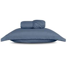 Jogo De Lençol Solteiro Slim Percal 200 Fios 2 Peças - Marinho