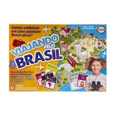 Jogo De Tabuleiro Viajando Pelo Brasil - Toia 12191