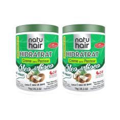 Creme Para Pentear Natuhair 1K Oleo De Coco - Kit Com 2Un