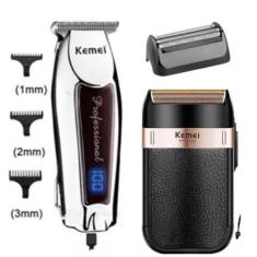 Kit Cuidado Masculino (Kemei 2024 + 9164) Leve E Eficiente - Lippin