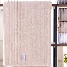 Toalha De Banho Glamour 100% Algodão 450g-m² 80x150cm Champagne