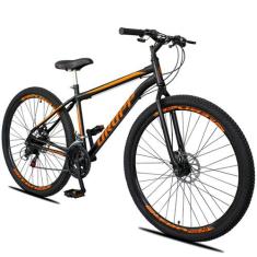 Bicicleta aro 29 aero Dropp Sport Aço Carbono 21 Velocidades Marchas F