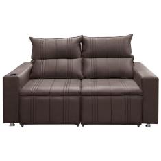 Sofá Retrátil e Reclinável 2 Lugares Madri Suede - Star Confort