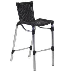 Banqueta Alumínio Fortaleza Alta Para Balcão Cozinha Bar Trama Origina