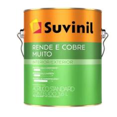 Tinta Acrílica Rende e Cobre Muito Branco Fosco 3.6 litros - Suvinil