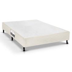 Cama Box Base Viúva Poli Tecido Clean (128x188x23) - Castor