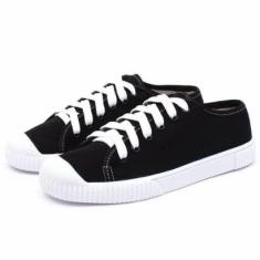 Tênis Feminino de Lona Estilo Conga Retro Anos 80 e 90 Peccato NS Bambara-Feminino