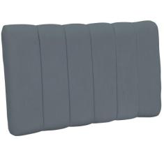 Cabeceira Cama Box Painel Solteiro 100 cm Dubai W01 Suede Cinza - Lyam