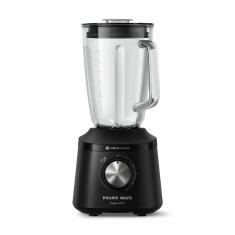 Liquidificador Philips Walita Série 3000 HR2272 700W 2L Jarra de Vidro 5 Velocidades Preto