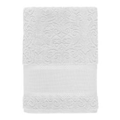 Toalha De Banho Gigante Melina Para Bordar Karsten Branco