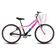 Bicicleta Infantil Feminina Aro 24 KOG Alumínio Com Cestinha