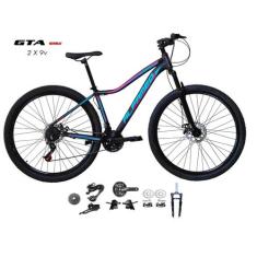 Bicicleta Aro 29 Alfameq Pandora Kit 2x9 Gta Sunrun Freio Disco K7 11/