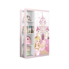 Roupeiro Infantil Guarda Roupa 2 Portas 4 Nichos Lara - LOJAS PRIMELAR