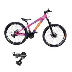 Bicicleta Vikingx 24V Tuff 25 Cambio Shimano Traseiro Aluminio Rodas V
