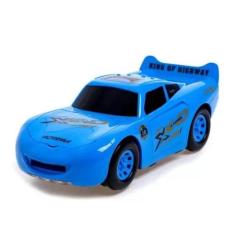 Carro Lançador de Discos Presente Criança Menino Abre Portas Som Luzes