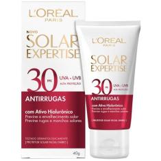 Protetor Solar Facial L'Oréal Paris Solar Expertise Antirrugas FPS30, 