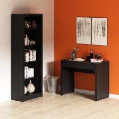 Conjunto Home Office 2 Peças com 1 Escrivaninha para Escritório e 1 Es