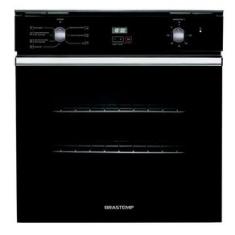 Forno de Embutir Elétrico Brastemp 84 Litros Preto com Convecção e Timer Touch - BOC84AE