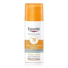 Protetor Solar Eucerin Sun Oil Control Tinted FPS 70 – 50g Médio-Unissex