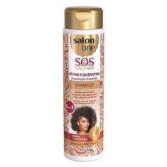 Shampoo Salon Line S.O.S Cachos Rícino E Queratina - 300ml