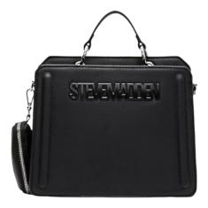 Steve Madden Bolsa transversal conversível Bevelyn, Preto, One Size
