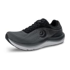 Topo Athletic Tênis de corrida masculino Magnifly 5 – confortável, leve, acolchoado, durável, 0 mm, cadarço de queda, tênis atlético para corrida na estrada, Carvão/Preto, 39