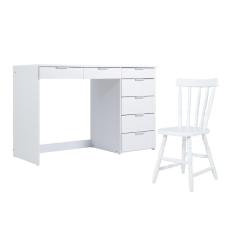 Mesa De Escritório Ditália 7 Gavetas Com Cadeira Pe-90