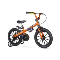 Bicicleta Infantil Aro 16 Nathor Menino Extreme, 16", Laranja