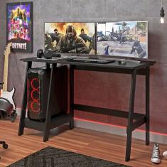 Mesa Escritório Escrivaninha Mc-190 Preto