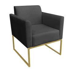 Poltrona Marisa Suede Preto