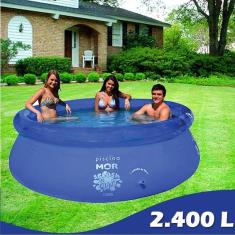 Piscina Inflável Redonda 2400 Litros Infantil - Mor