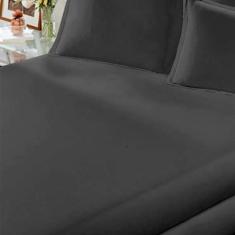 Lençol Avulso Buettner Solteiro Liso Image Preto