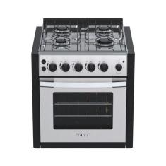 Fogao de Embutir 4 Bocas Venax Gaudi Platinum GII Inox Gas Glp, 110V