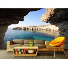 Papel de Parede Paisagens Caverna 11 - 1,50 X 2,50 - Voce Decorando